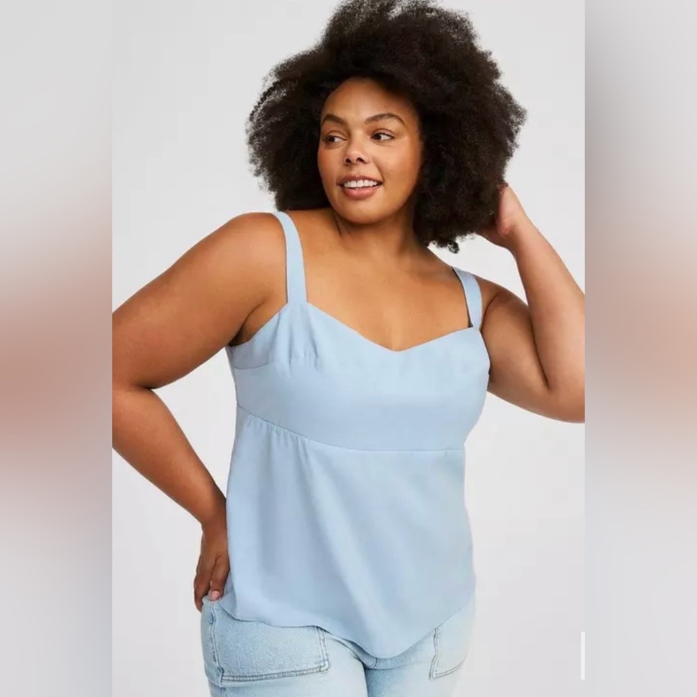 Torrid Super Soft Lace Up Back Swing Tank